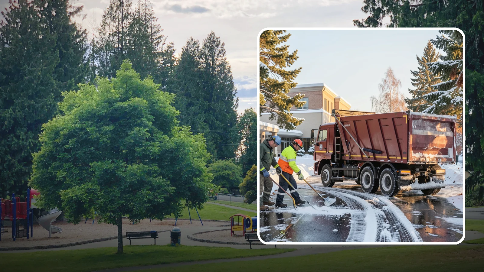 Medical Office Snow Removal in Bonney Lake, Pierce County, WA - Keep patients and staff safe at your medical office with priority clearing of lots, entrances, and accessible routes.