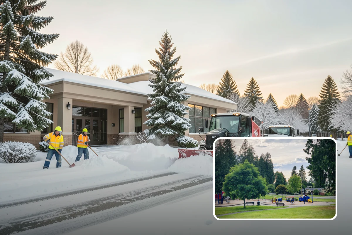 Medical Office Snow Removal in Bonney Lake, Pierce County, WA - Priority clearing for patient drop-off and entrances
