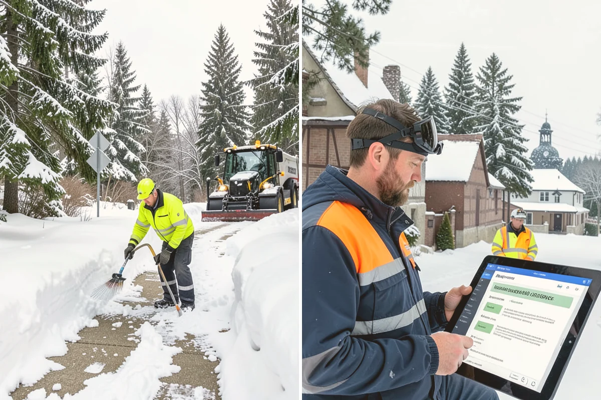 Medical Office Snow Removal in Brier, Snohomish County, WA - Identify patient drop-off, accessible stalls, and entry paths