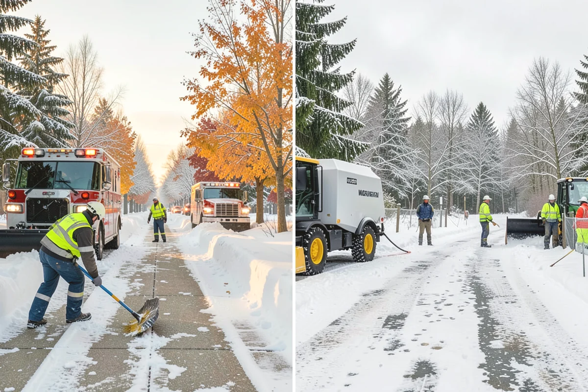 Medical Office Snow Removal in Burien, King County, WA - Identify patient drop-off, accessible stalls, and entry paths