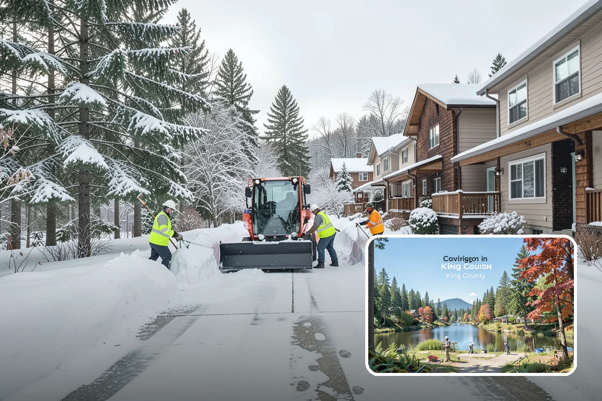 Medical Office Snow Removal in Covington, King County, WA - Priority clearing for patient drop-off and entrances