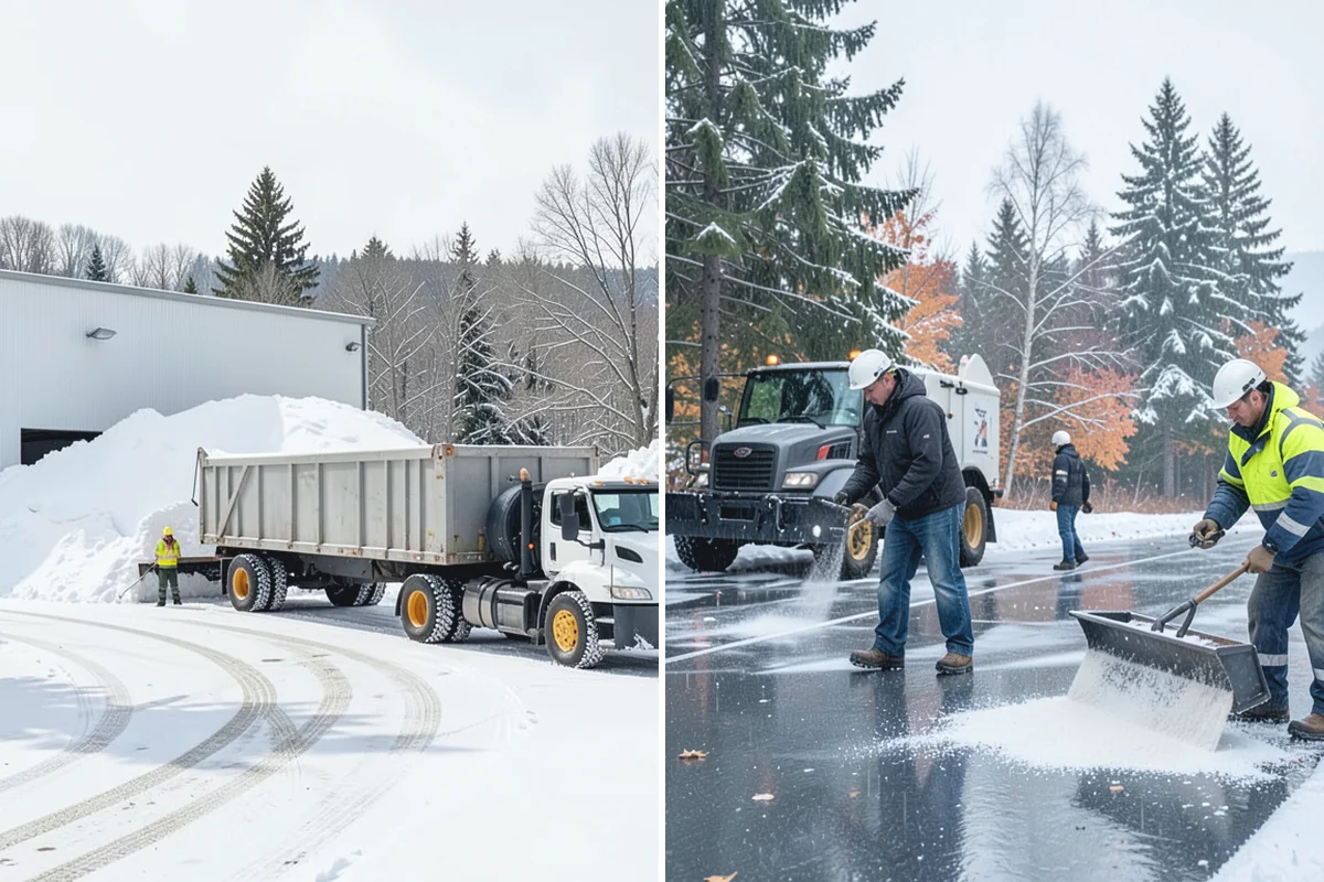 Medical Office Snow Removal in Darrington, Snohomish County, WA - Identify patient drop-off, accessible stalls, and entry paths
