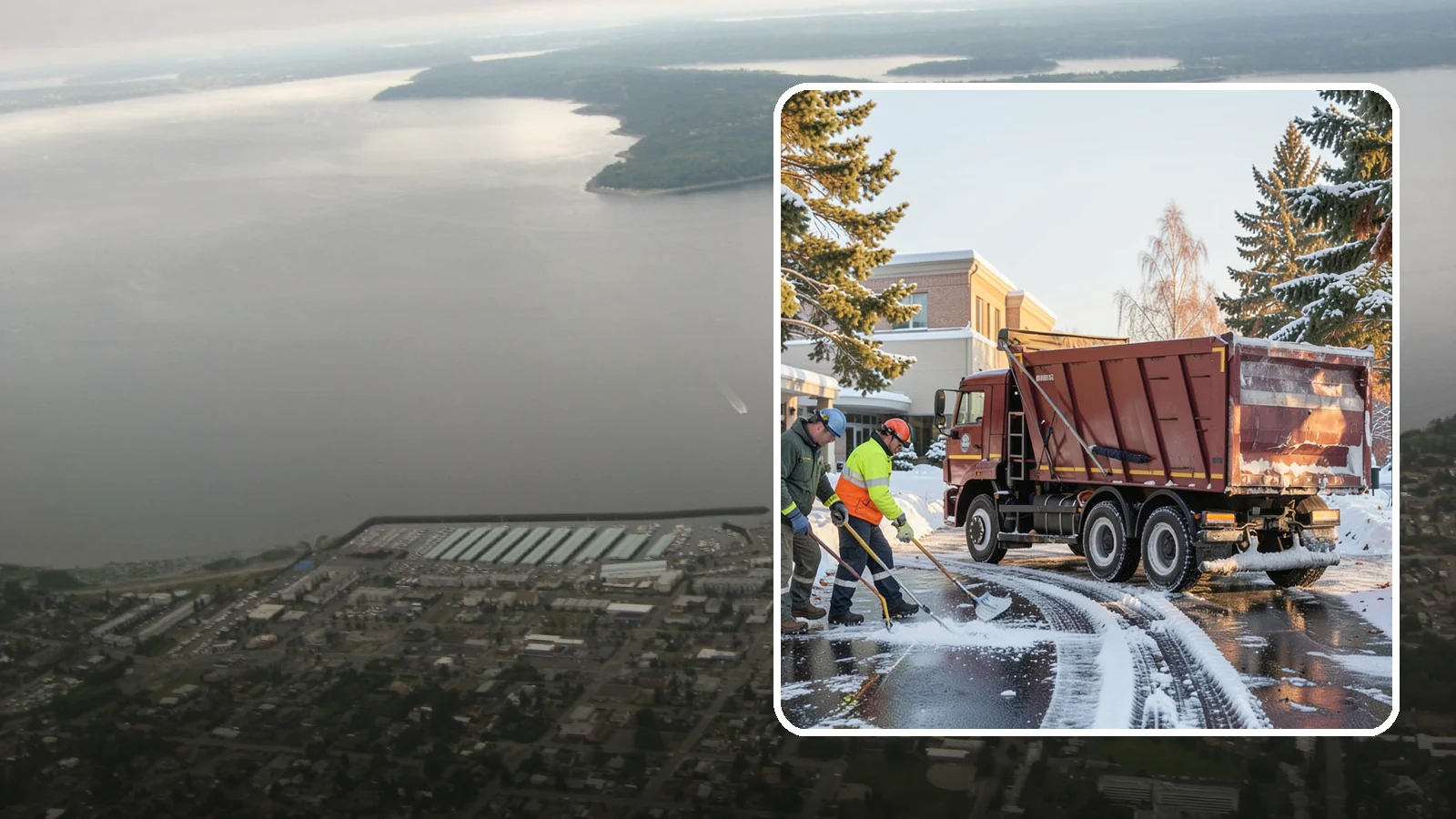 Medical Office Snow Removal in Des Moines, King County, WA - Keep patients and staff safe at your medical office with priority clearing of lots, entrances, and accessible routes.