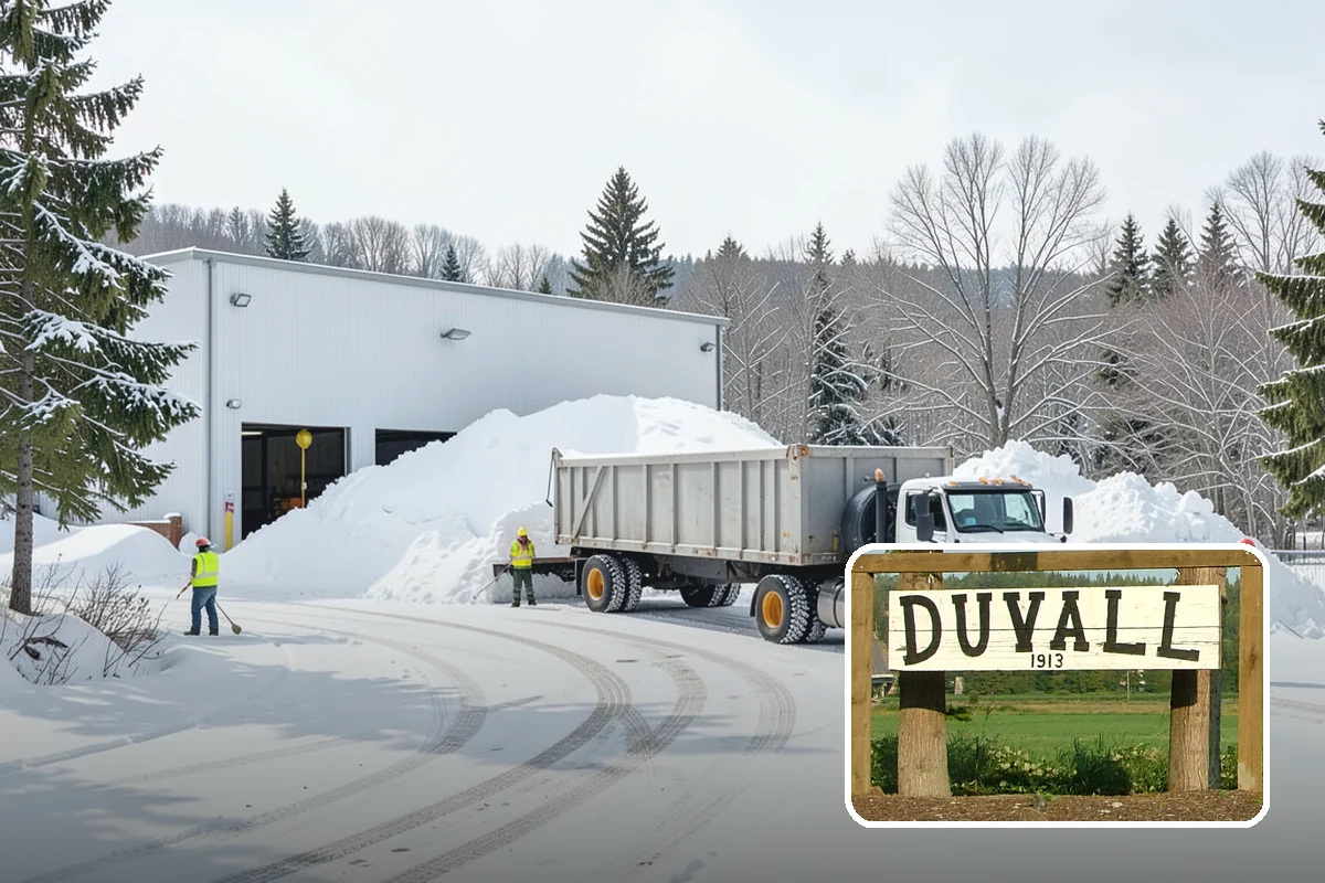Medical Office Snow Removal in Duvall, King County, WA - Priority clearing for patient drop-off and entrances