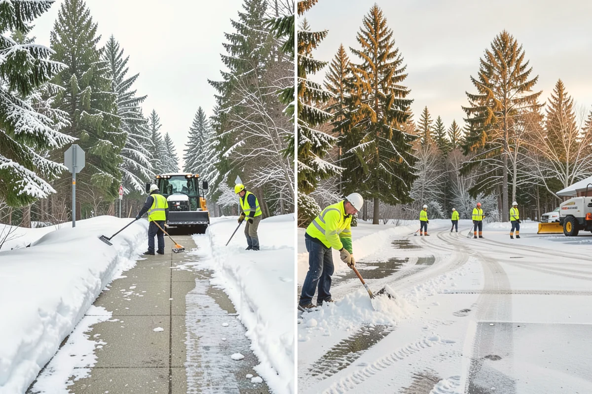 Medical Office Snow Removal in Edmonds, Snohomish County, WA - Identify patient drop-off, accessible stalls, and entry paths