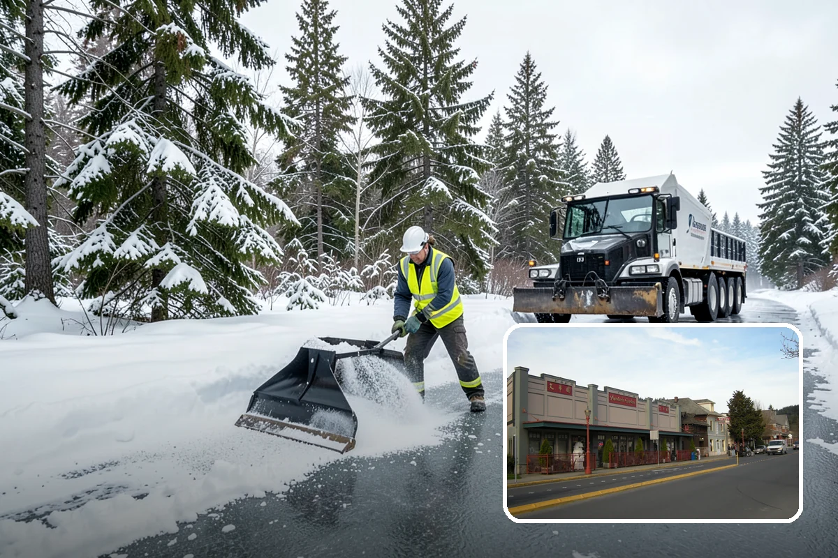 Medical Office Snow Removal in Issaquah, King County, WA - Priority clearing for patient drop-off and entrances