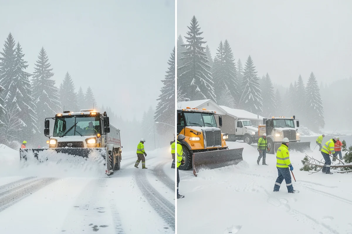 Medical Office Snow Removal in Langley, Island County, WA - Identify patient drop-off, accessible stalls, and entry paths
