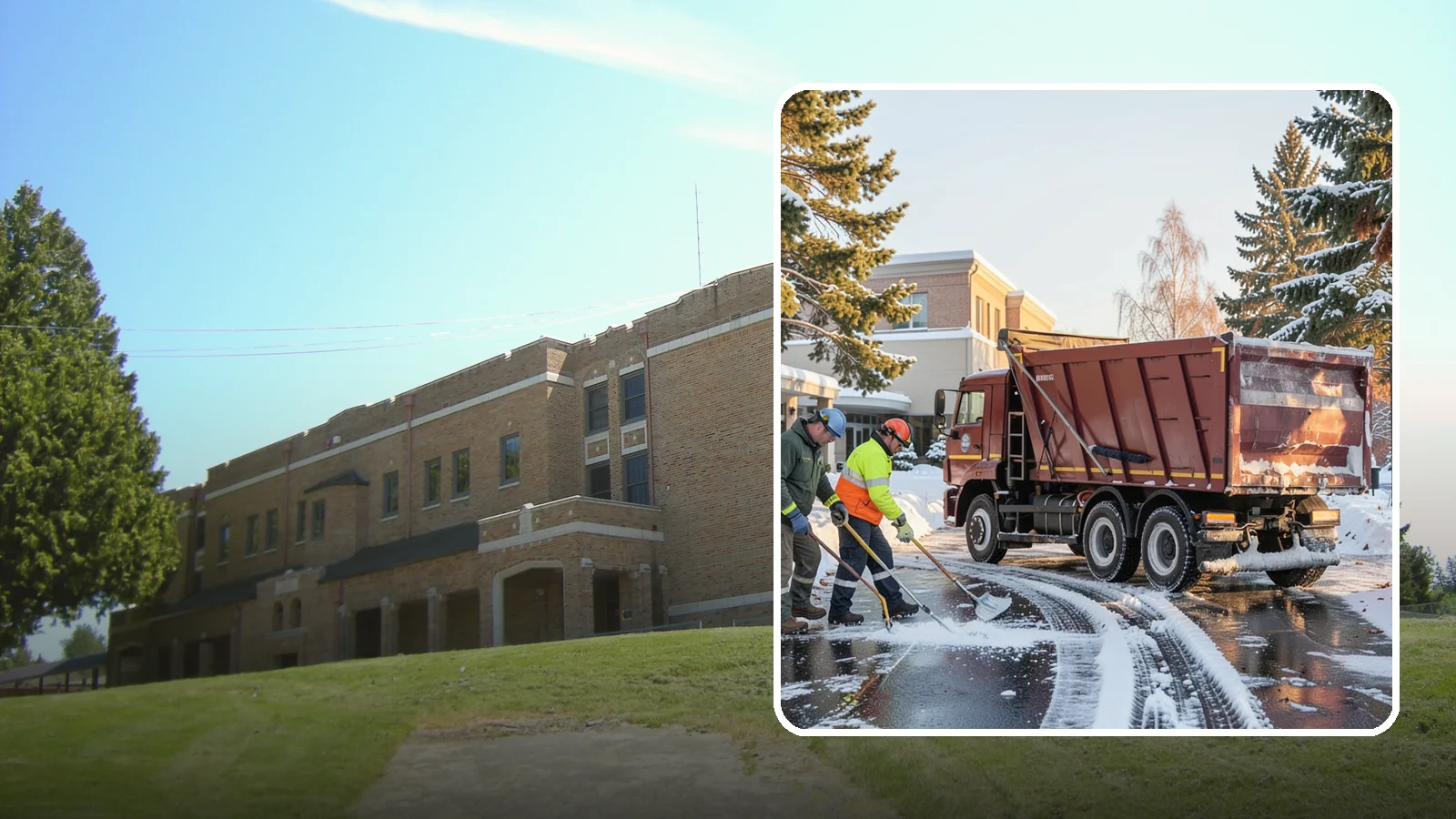 Medical Office Snow Removal in Maple Valley, King County, WA - Keep patients and staff safe at your medical office with priority clearing of lots, entrances, and accessible routes.