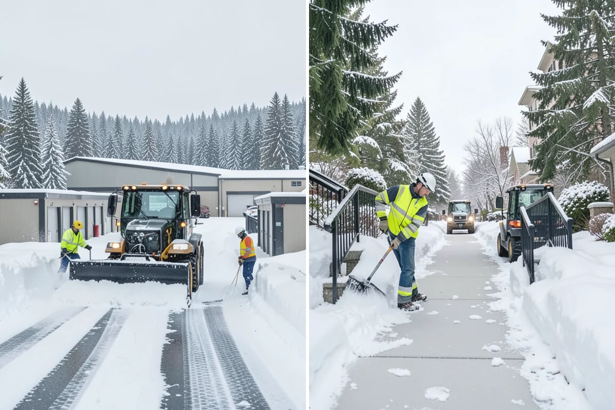 Medical Office Snow Removal in Marysville, Snohomish County, WA - Identify patient drop-off, accessible stalls, and entry paths
