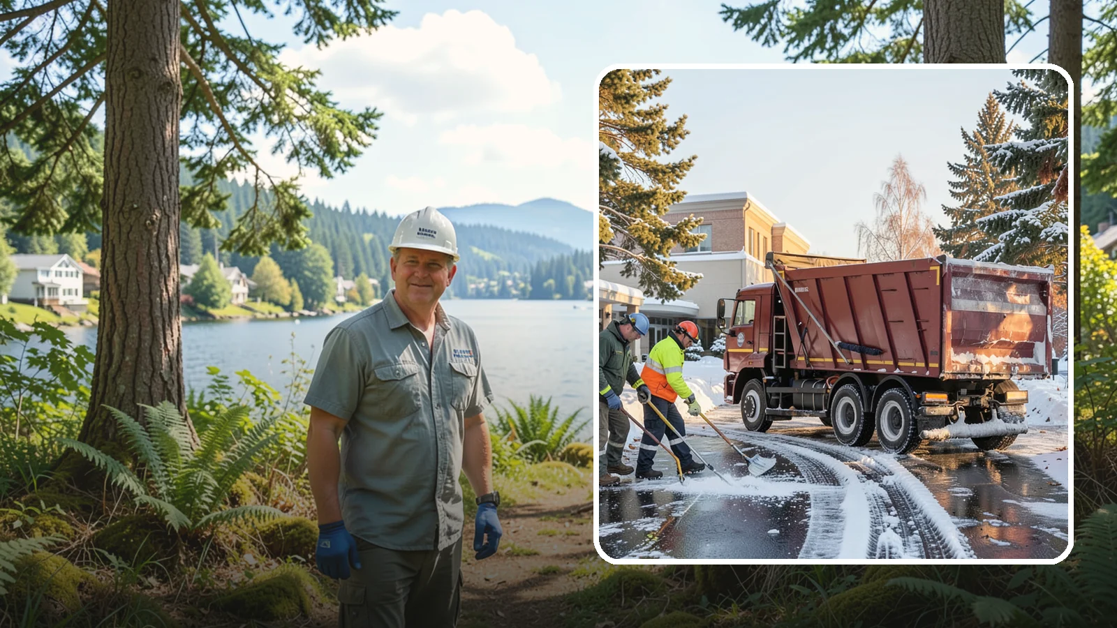 Medical Office Snow Removal in Milton, King County, WA - Keep patients and staff safe at your medical office with priority clearing of lots, entrances, and accessible routes.
