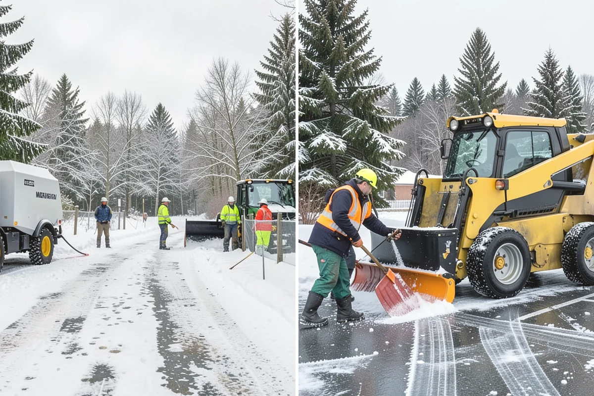 Medical Office Snow Removal in Monroe, Snohomish County, WA - Identify patient drop-off, accessible stalls, and entry paths