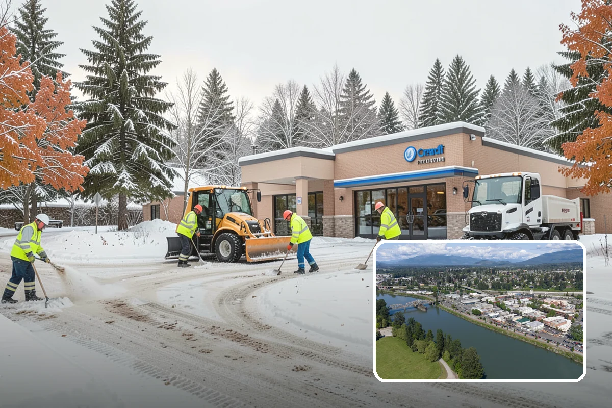 Medical Office Snow Removal in Mount Vernon, Skagit County, WA - Priority clearing for patient drop-off and entrances