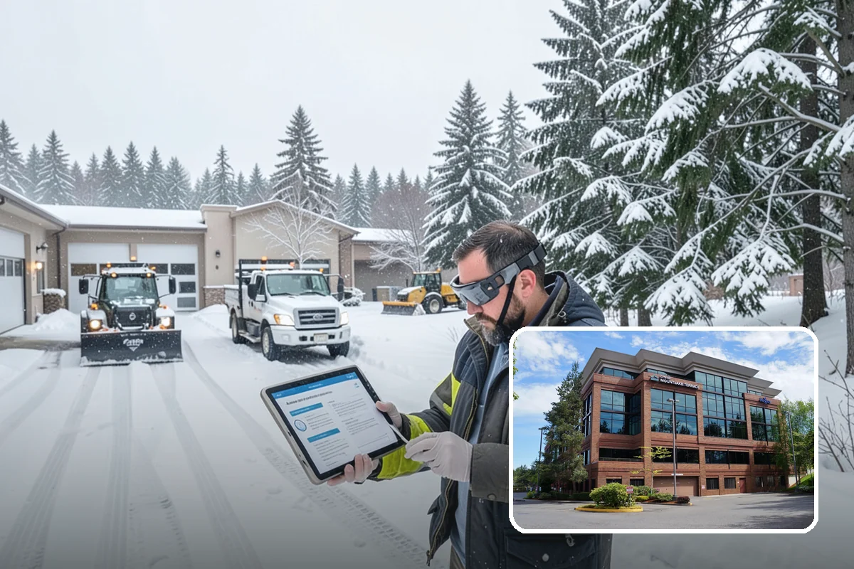 Medical Office Snow Removal in Mountlake Terrace, Snohomish County, WA - Priority clearing for patient drop-off and entrances