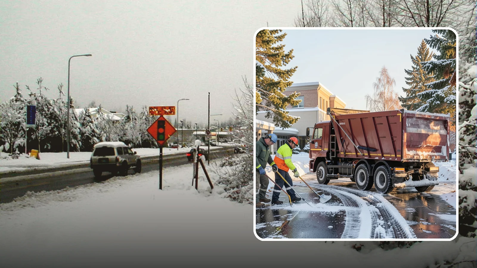Medical Office Snow Removal in Newcastle, King County, WA - Keep patients and staff safe at your medical office with priority clearing of lots, entrances, and accessible routes.