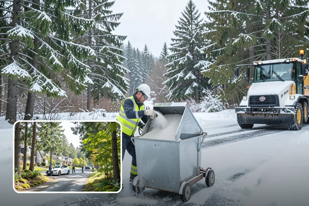 Medical Office Snow Removal in Normandy Park, King County, WA - Priority clearing for patient drop-off and entrances