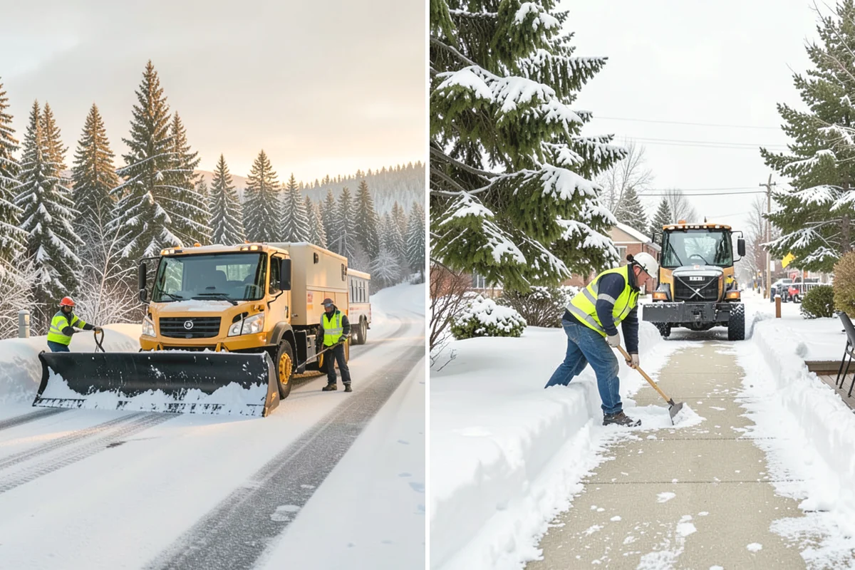 Medical Office Snow Removal in Oak Harbor, Island County, WA - Identify patient drop-off, accessible stalls, and entry paths