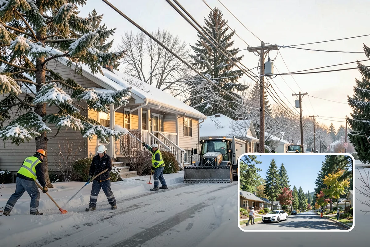 Medical Office Snow Removal in Orting, Pierce County, WA - Priority clearing for patient drop-off and entrances