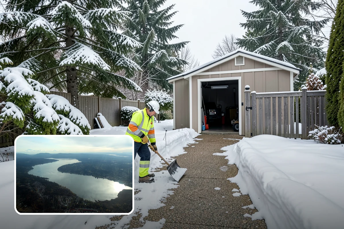 Medical Office Snow Removal in Sammamish, King County, WA - Priority clearing for patient drop-off and entrances