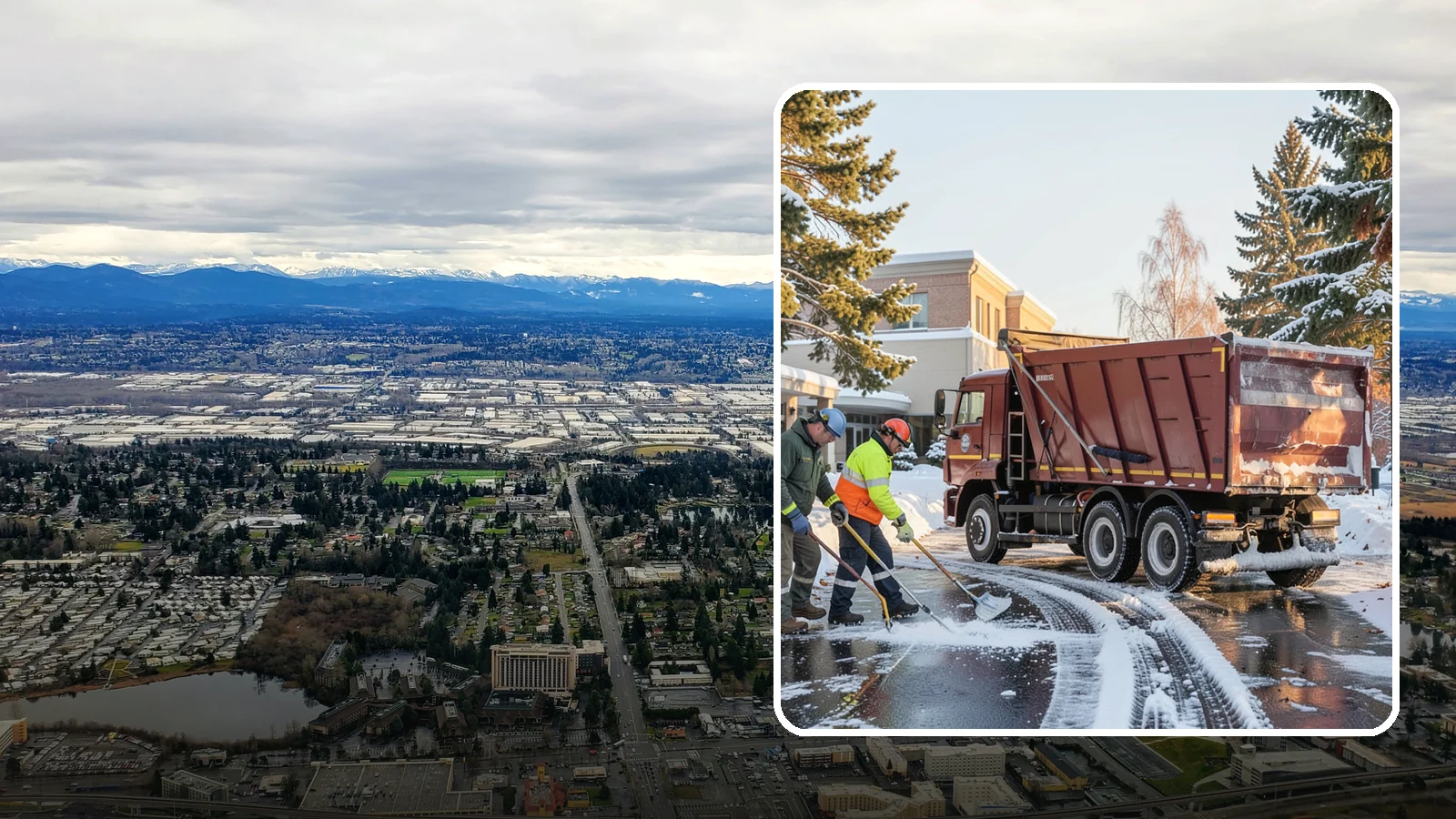 Medical Office Snow Removal in SeaTac, King County, WA - Keep patients and staff safe at your medical office with priority clearing of lots, entrances, and accessible routes.