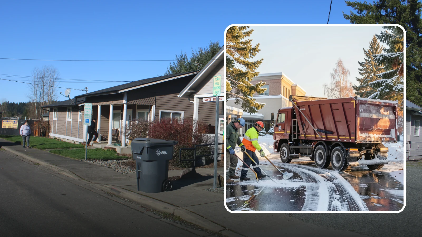 Medical Office Snow Removal in South Prairie, Pierce County, WA - Keep patients and staff safe at your medical office with priority clearing of lots, entrances, and accessible routes.