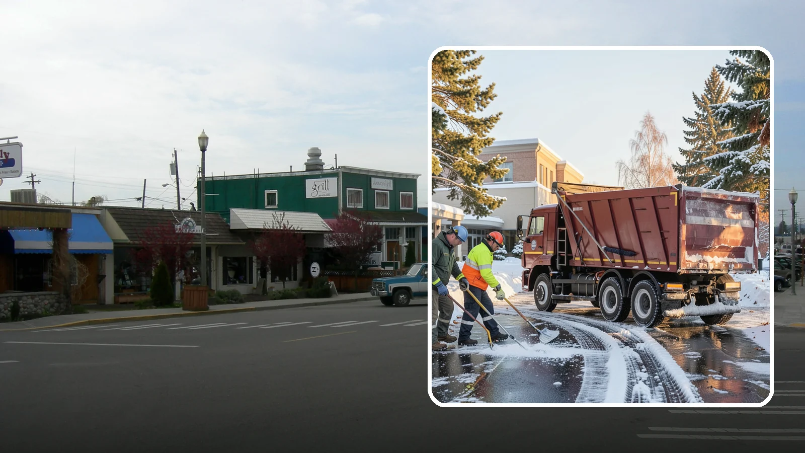 Medical Office Snow Removal in Stanwood, Snohomish County, WA - Keep patients and staff safe at your medical office with priority clearing of lots, entrances, and accessible routes.