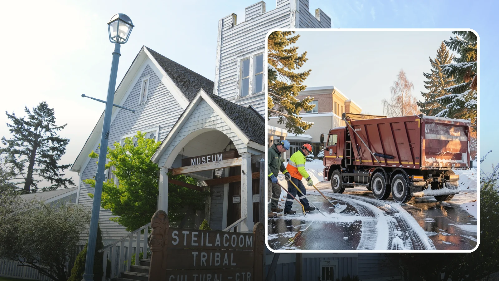 Medical Office Snow Removal in Steilacoom, Pierce County, WA - Keep patients and staff safe at your medical office with priority clearing of lots, entrances, and accessible routes.