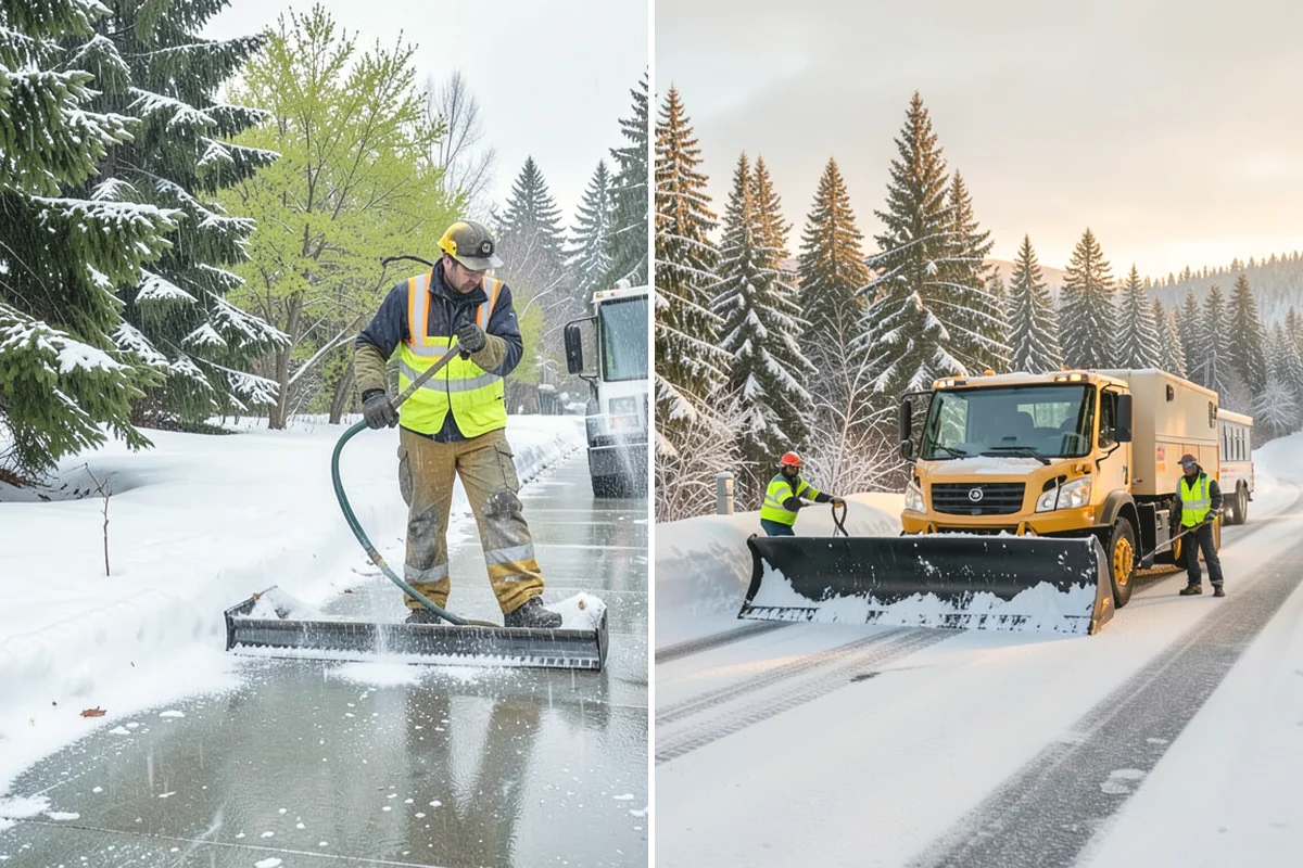 Medical Office Snow Removal in Steilacoom, Pierce County, WA - Identify patient drop-off, accessible stalls, and entry paths