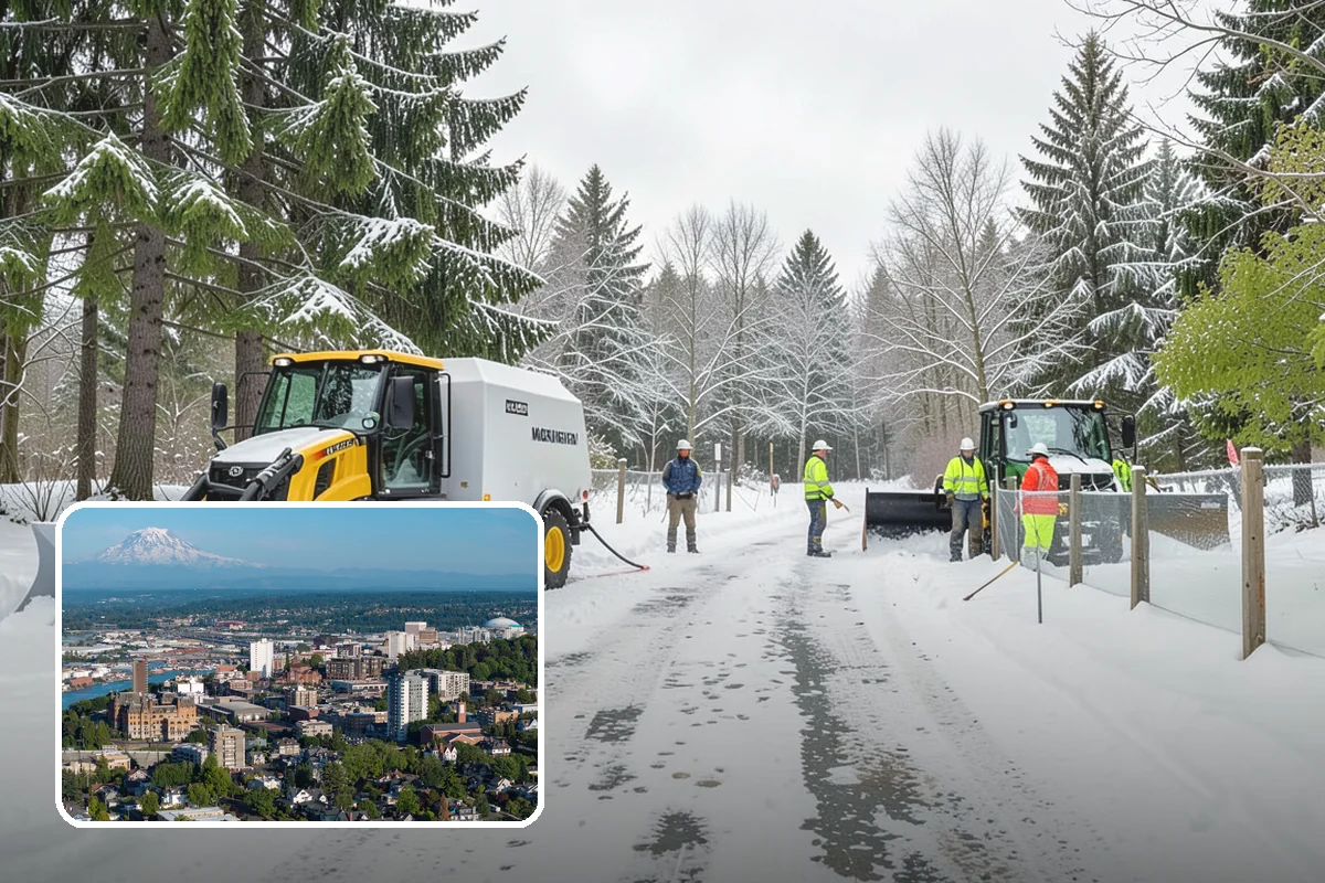 Medical Office Snow Removal in Tacoma, Pierce County, WA - Priority clearing for patient drop-off and entrances