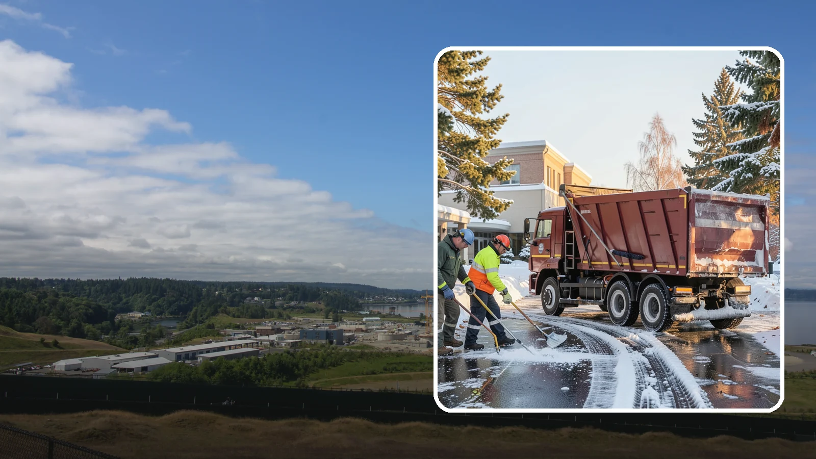Medical Office Snow Removal in University Place, Pierce County, WA - Keep patients and staff safe at your medical office with priority clearing of lots, entrances, and accessible routes.