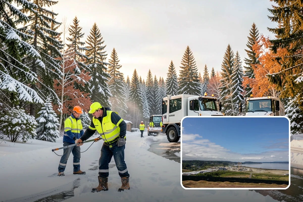 Medical Office Snow Removal in University Place, Pierce County, WA - Priority clearing for patient drop-off and entrances