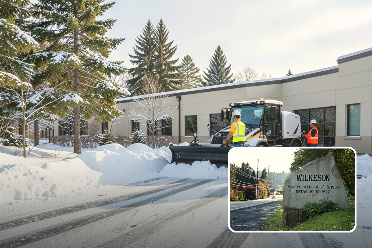 Medical Office Snow Removal in Wilkeson, Pierce County, WA - Priority clearing for patient drop-off and entrances