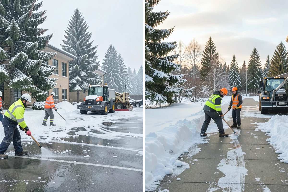 Medical Office Snow Removal in Wilkeson, Pierce County, WA - Identify patient drop-off, accessible stalls, and entry paths