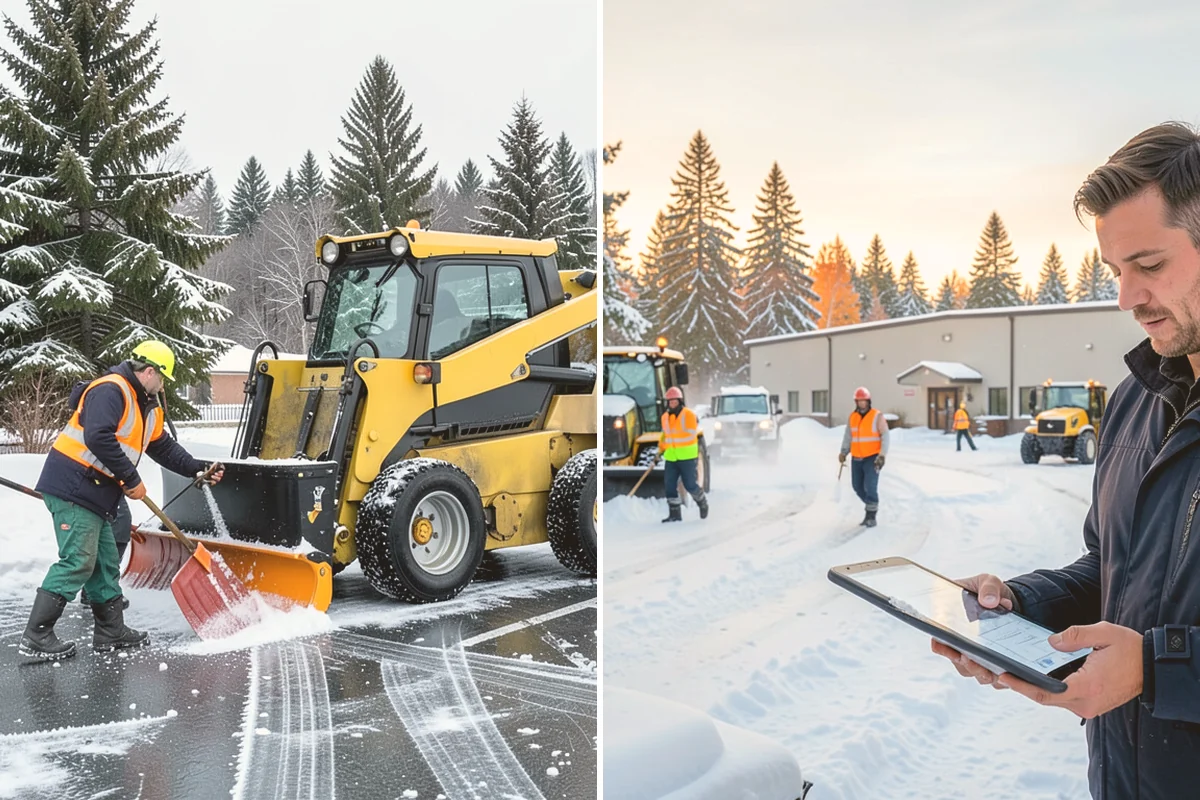 Metal Roof Snow Removal in Algona, King County, WA - Identify slide paths and clear the zones beneath the roof