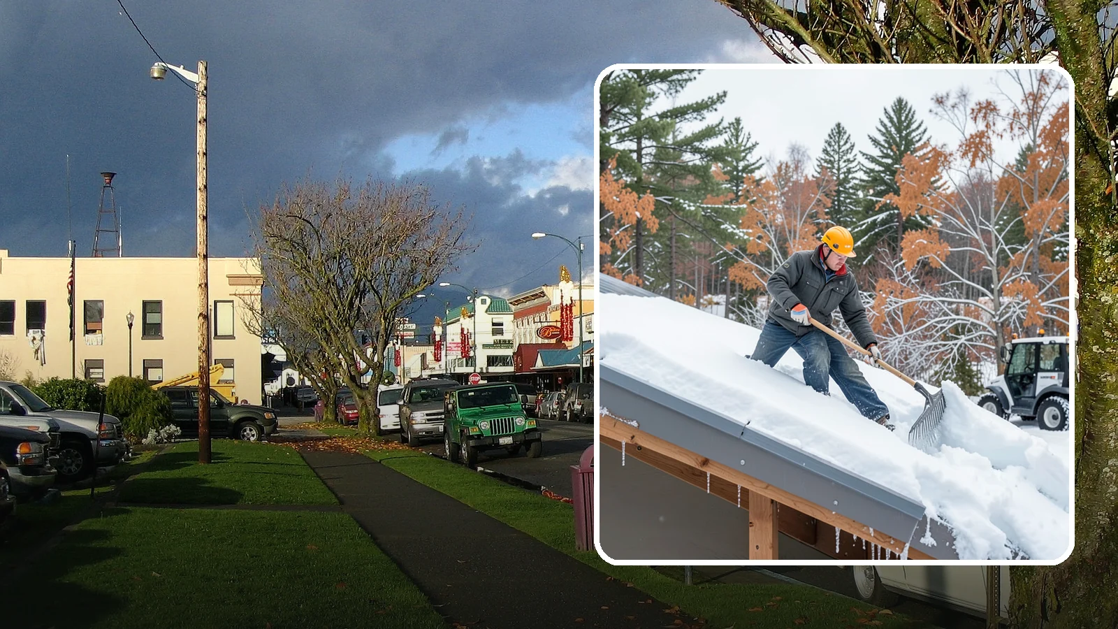 Metal Roof Snow Removal in Arlington, Snohomish County, WA - We clear snow from metal roofs safely, managing the sudden slides these slick surfaces are known for.