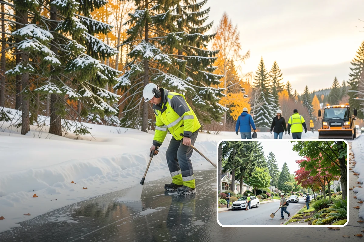 Metal Roof Snow Removal in Beaux Arts Village, King County, WA - Controlled removal that prevents dangerous sudden slides
