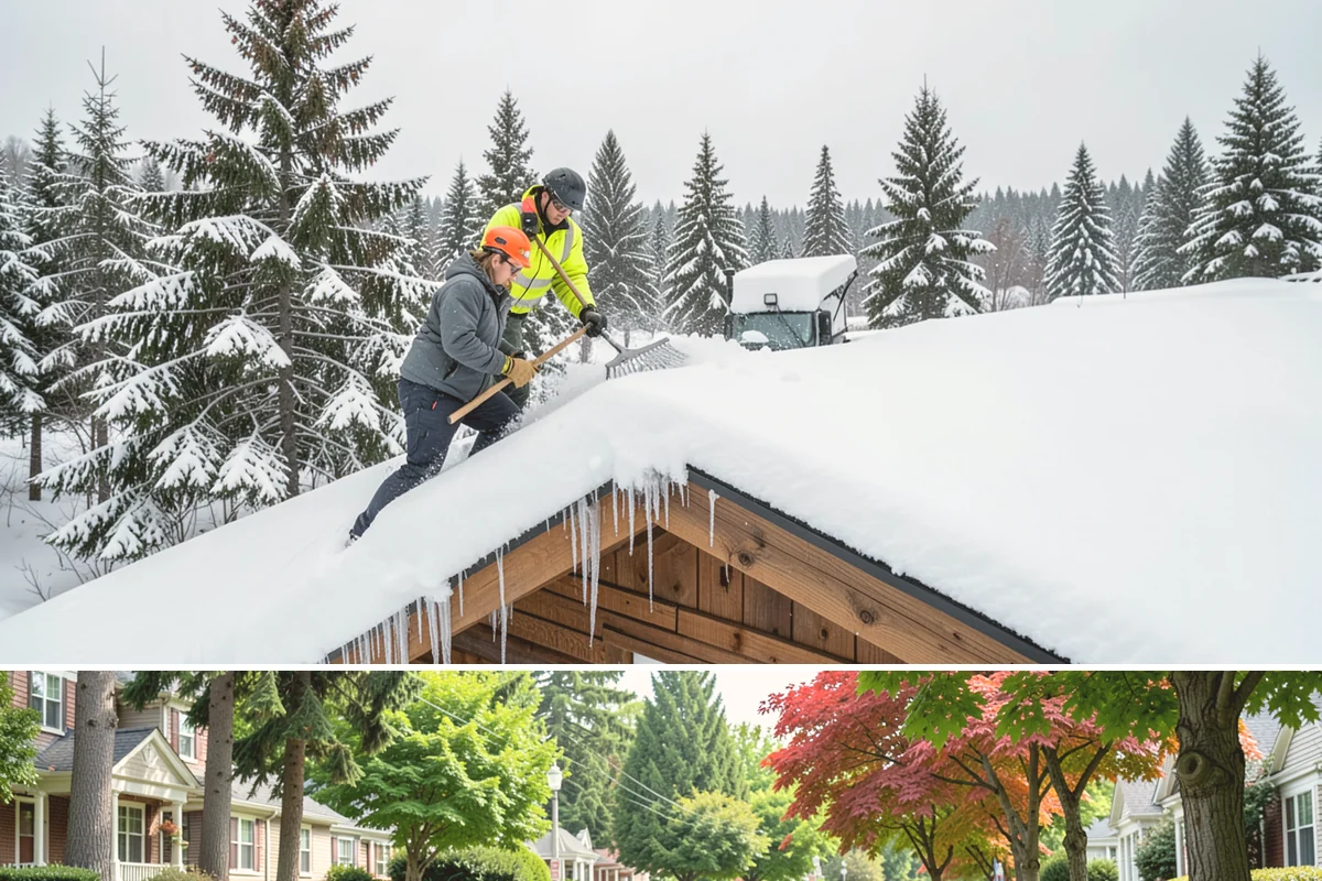 Metal Roof Snow Removal in Beaux Arts Village, King County, WA - Metal roof snow removal is most needed during heavy wet-snow events from December through February before rain adds load.