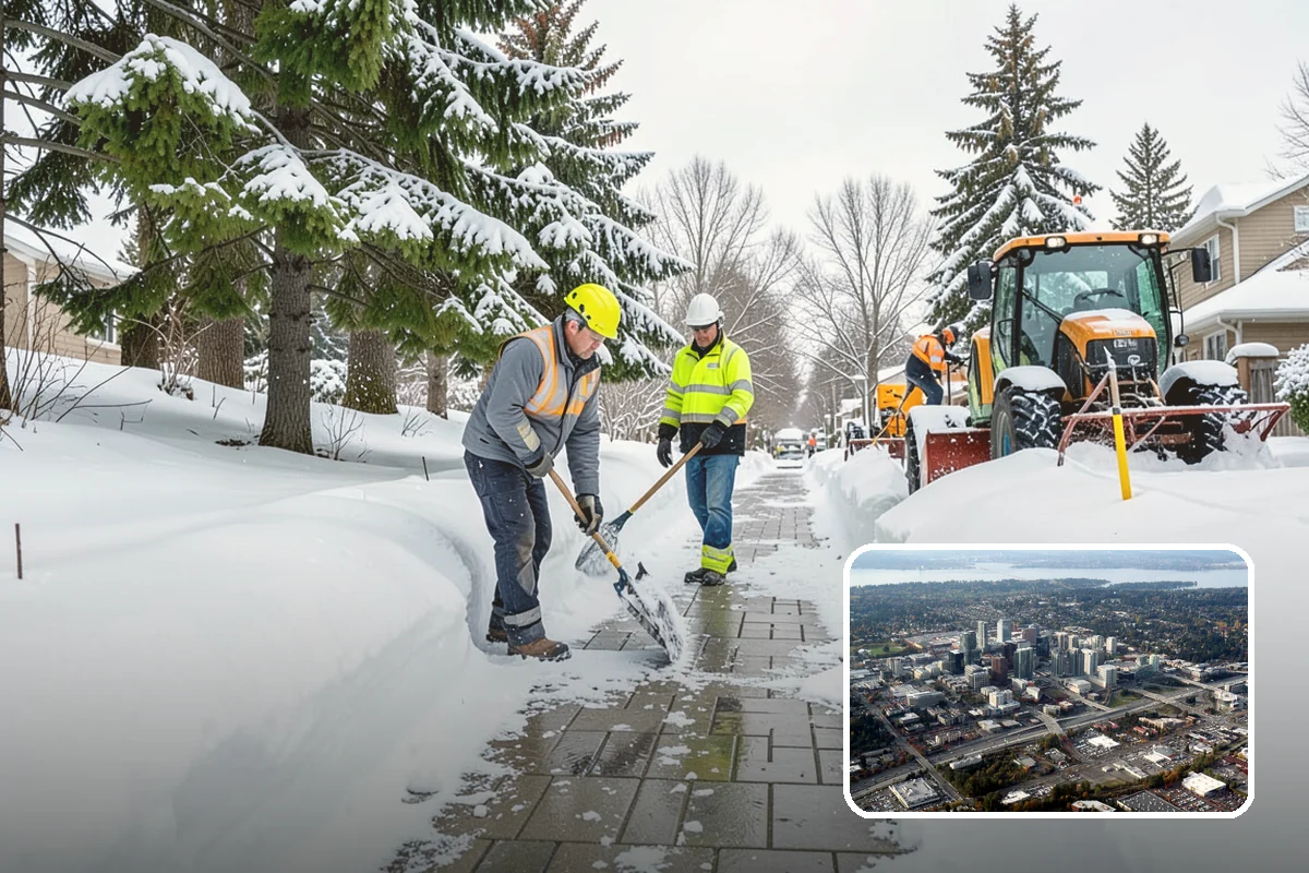Metal Roof Snow Removal in Bellevue, King County, WA - Controlled removal that prevents dangerous sudden slides