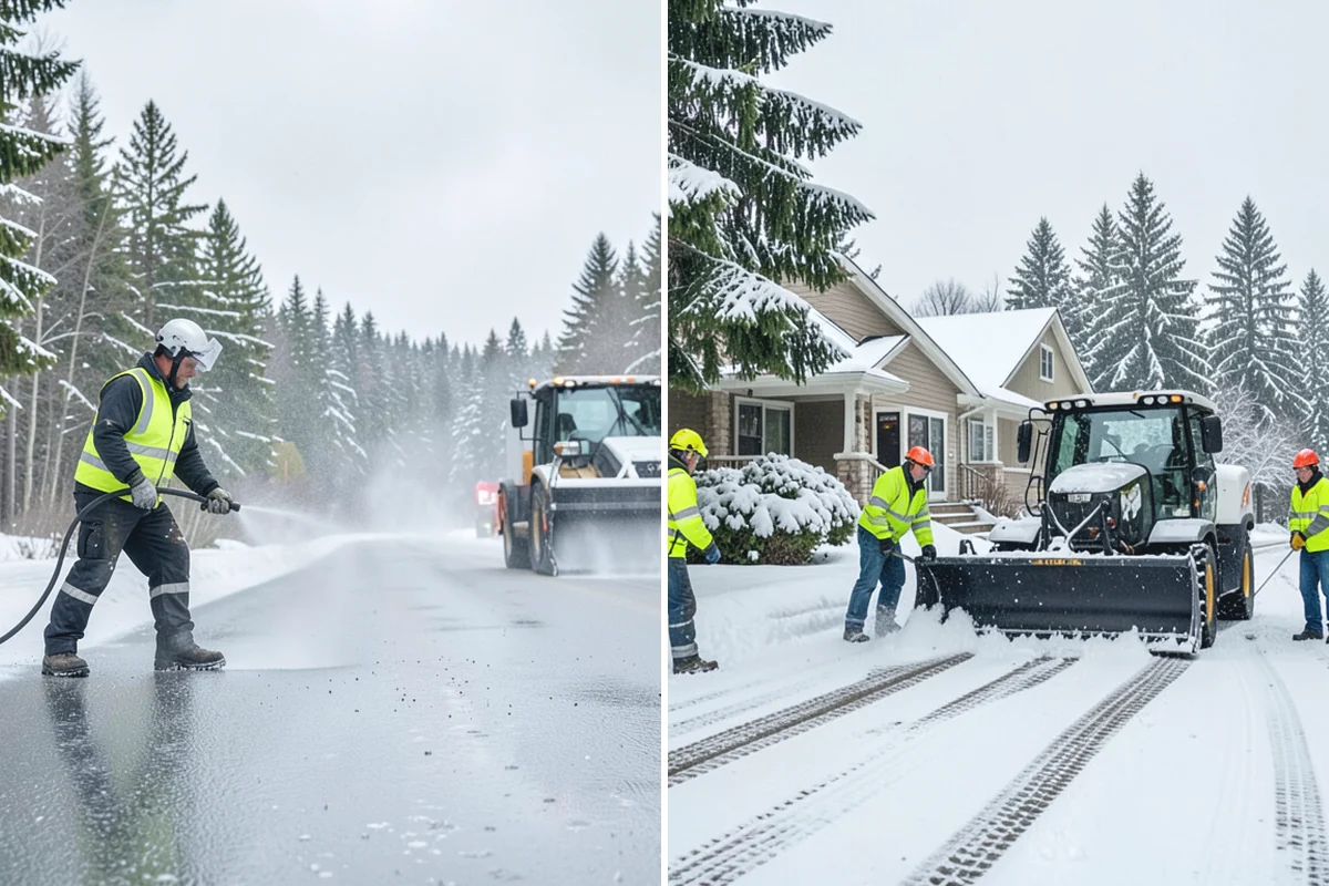 Metal Roof Snow Removal in Bonney Lake, Pierce County, WA - Identify slide paths and clear the zones beneath the roof