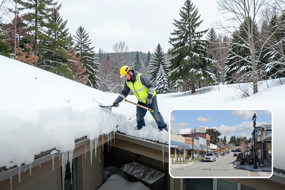 Metal Roof Snow Removal in Bothell, King County, WA - Controlled removal that prevents dangerous sudden slides