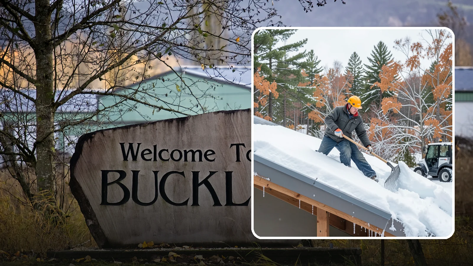 Metal Roof Snow Removal in Buckley, Pierce County, WA - We clear snow from metal roofs safely, managing the sudden slides these slick surfaces are known for.