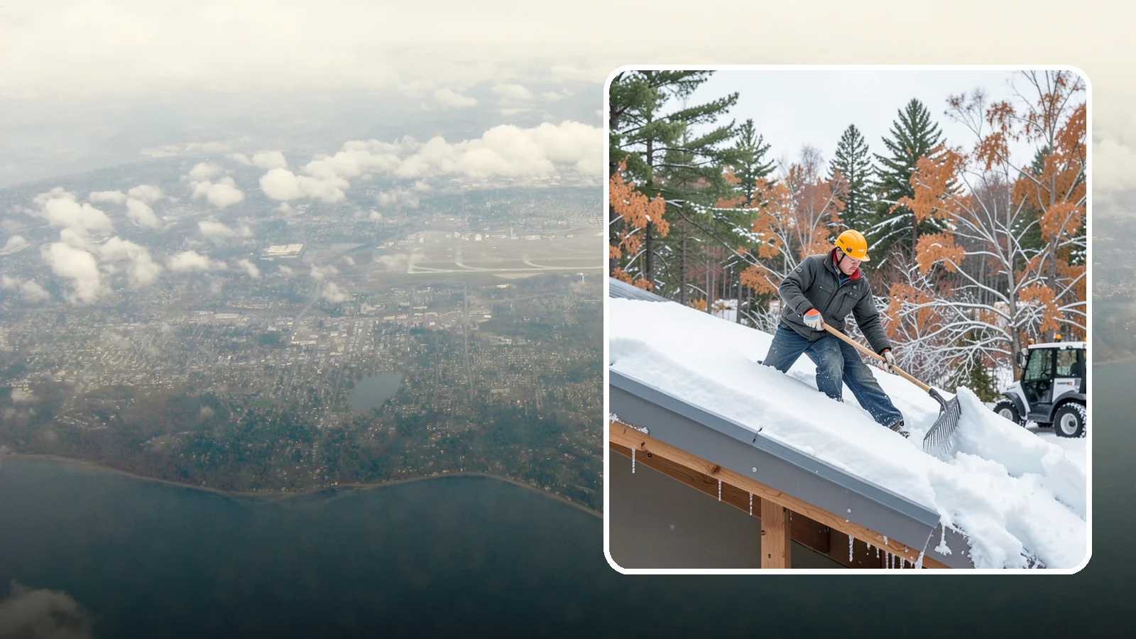Metal Roof Snow Removal in Burien, King County, WA - We clear snow from metal roofs safely, managing the sudden slides these slick surfaces are known for.