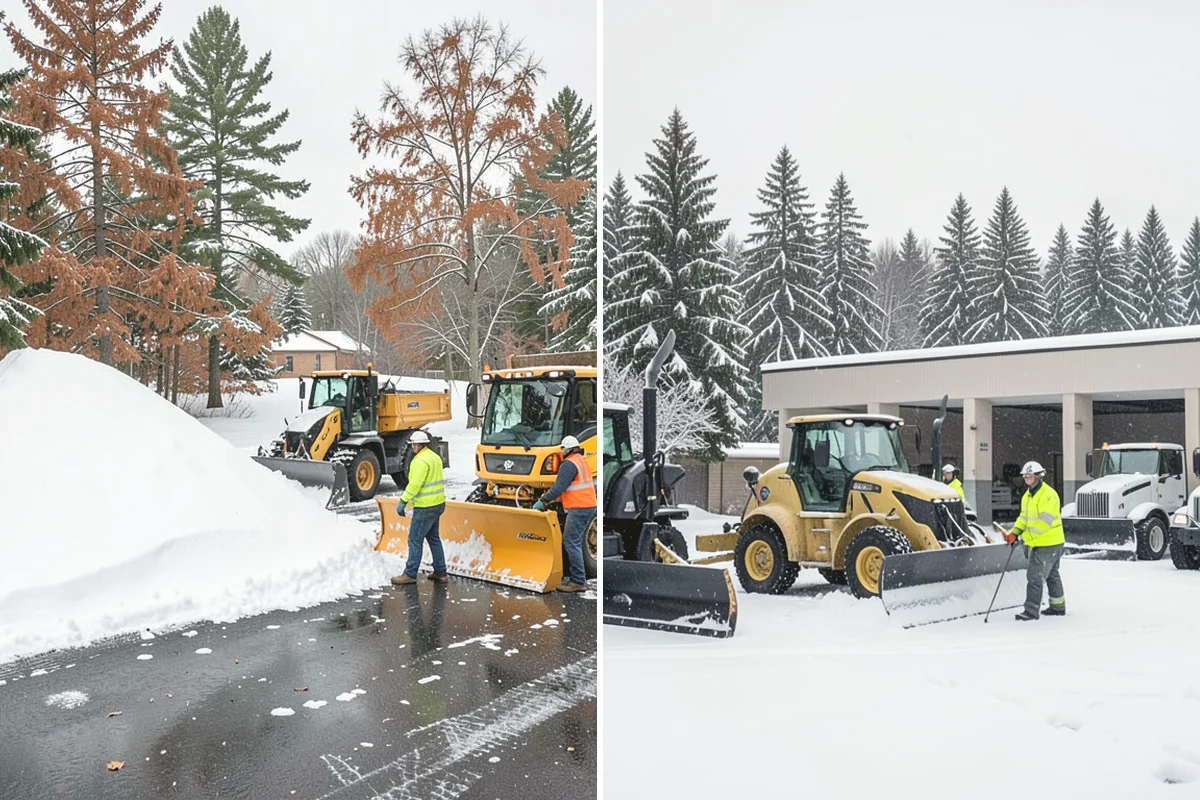 Metal Roof Snow Removal in Burien, King County, WA - Identify slide paths and clear the zones beneath the roof