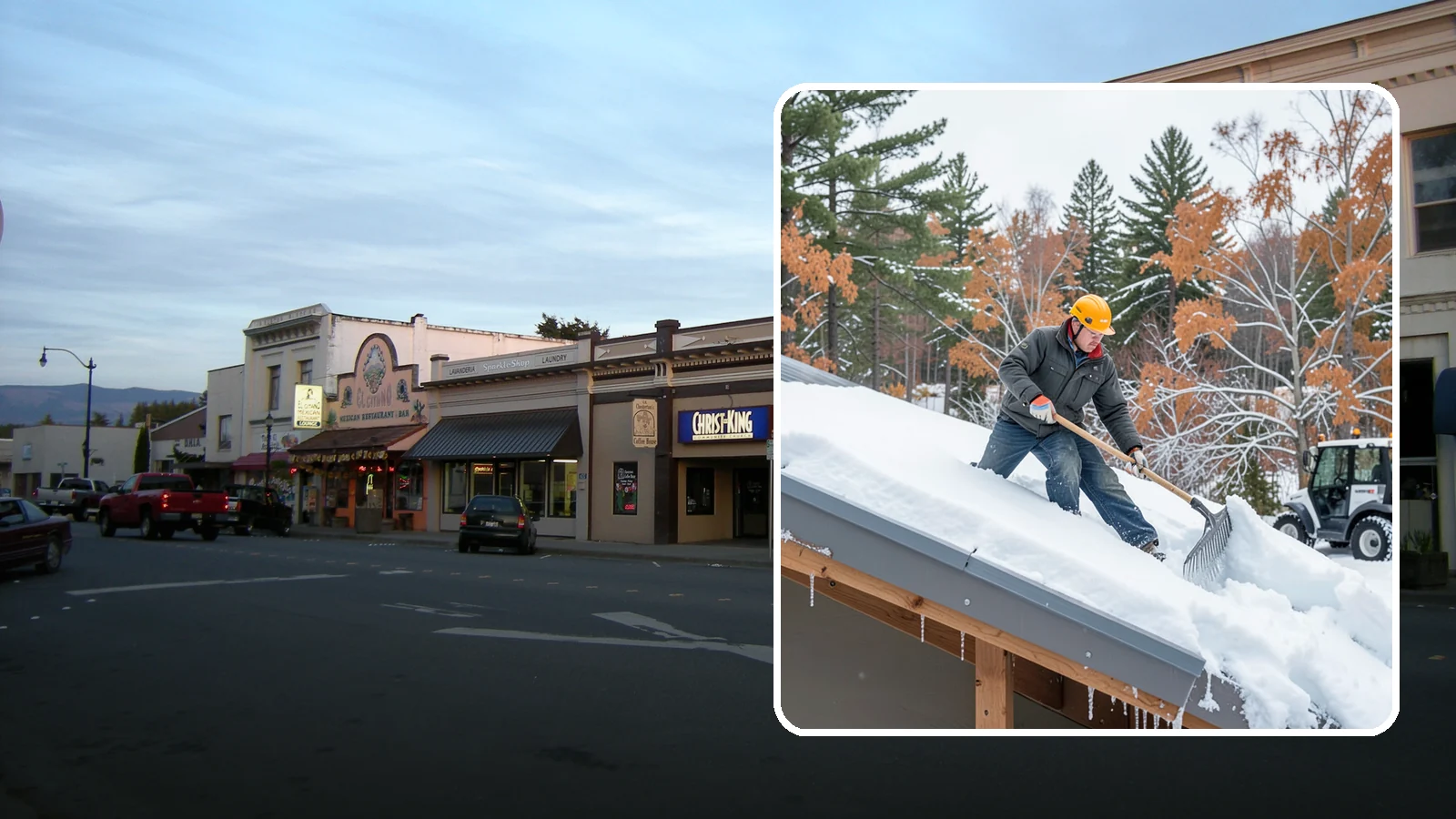 Metal Roof Snow Removal in Burlington, Skagit County, WA - We clear snow from metal roofs safely, managing the sudden slides these slick surfaces are known for.