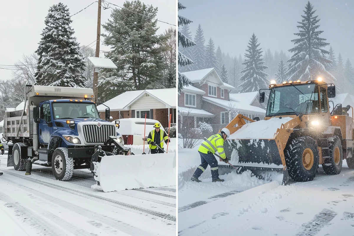 Metal Roof Snow Removal in Carbonado, Pierce County, WA - Identify slide paths and clear the zones beneath the roof