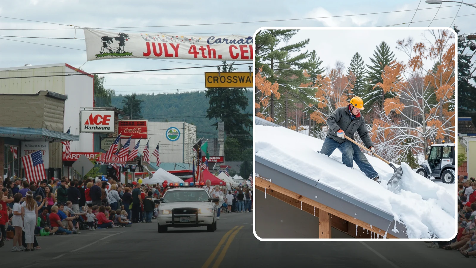 Metal Roof Snow Removal in Carnation, King County, WA - We clear snow from metal roofs safely, managing the sudden slides these slick surfaces are known for.