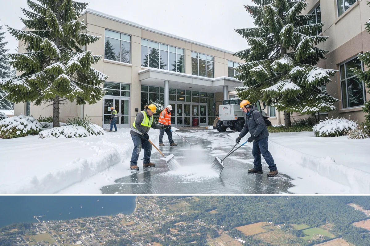 Metal Roof Snow Removal in Coupeville, Island County, WA - Metal roof snow removal is most needed during heavy wet-snow events from December through February before rain adds load.