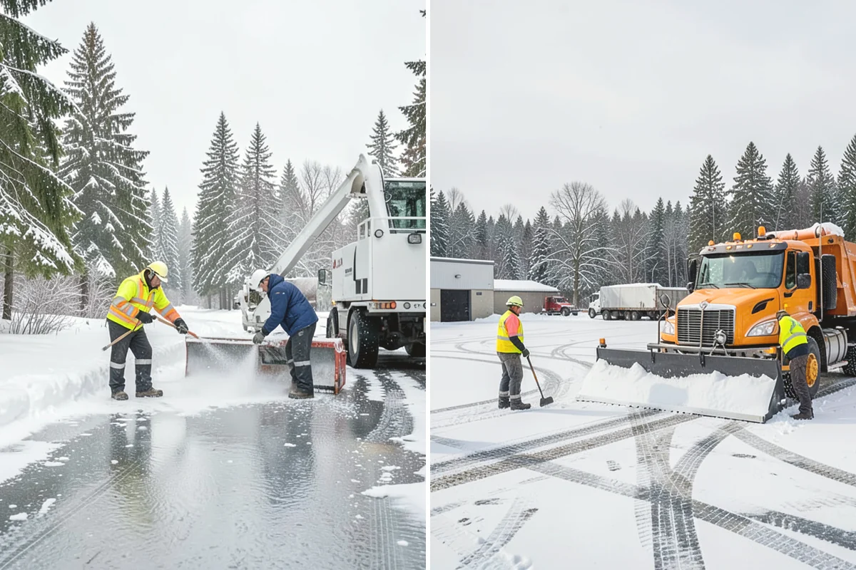 Metal Roof Snow Removal in Covington, King County, WA - Identify slide paths and clear the zones beneath the roof