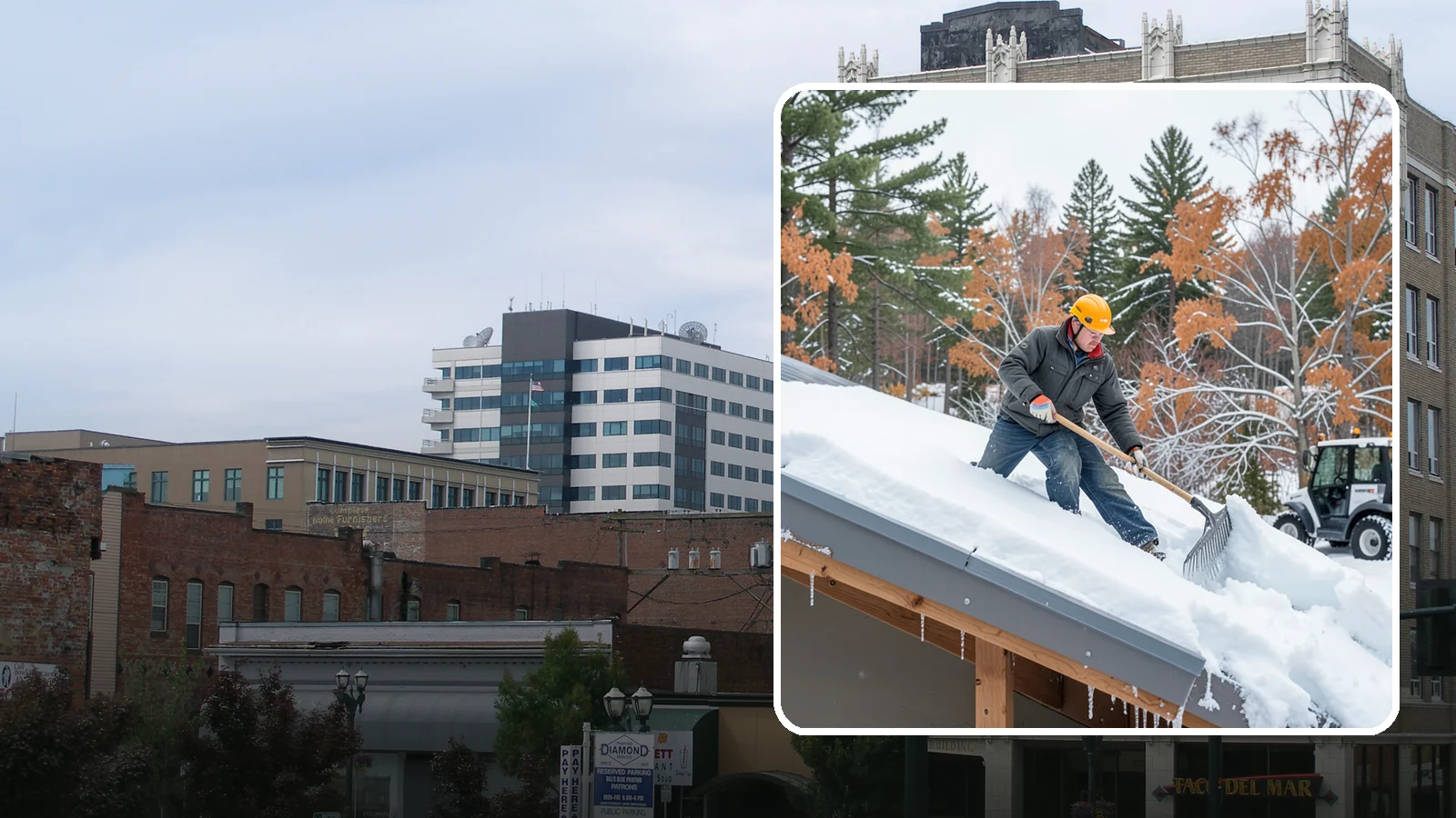 Metal Roof Snow Removal in Everett, Snohomish County, WA - We clear snow from metal roofs safely, managing the sudden slides these slick surfaces are known for.