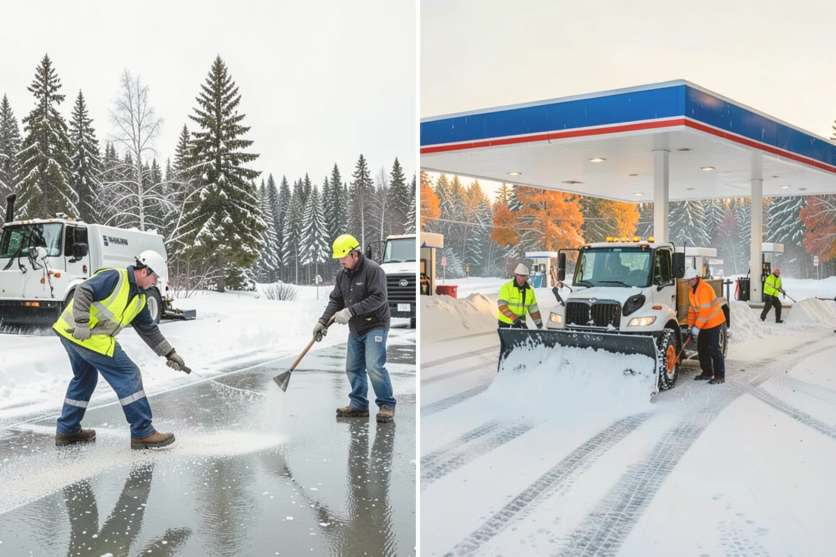 Metal Roof Snow Removal in Fife, Pierce County, WA - Identify slide paths and clear the zones beneath the roof