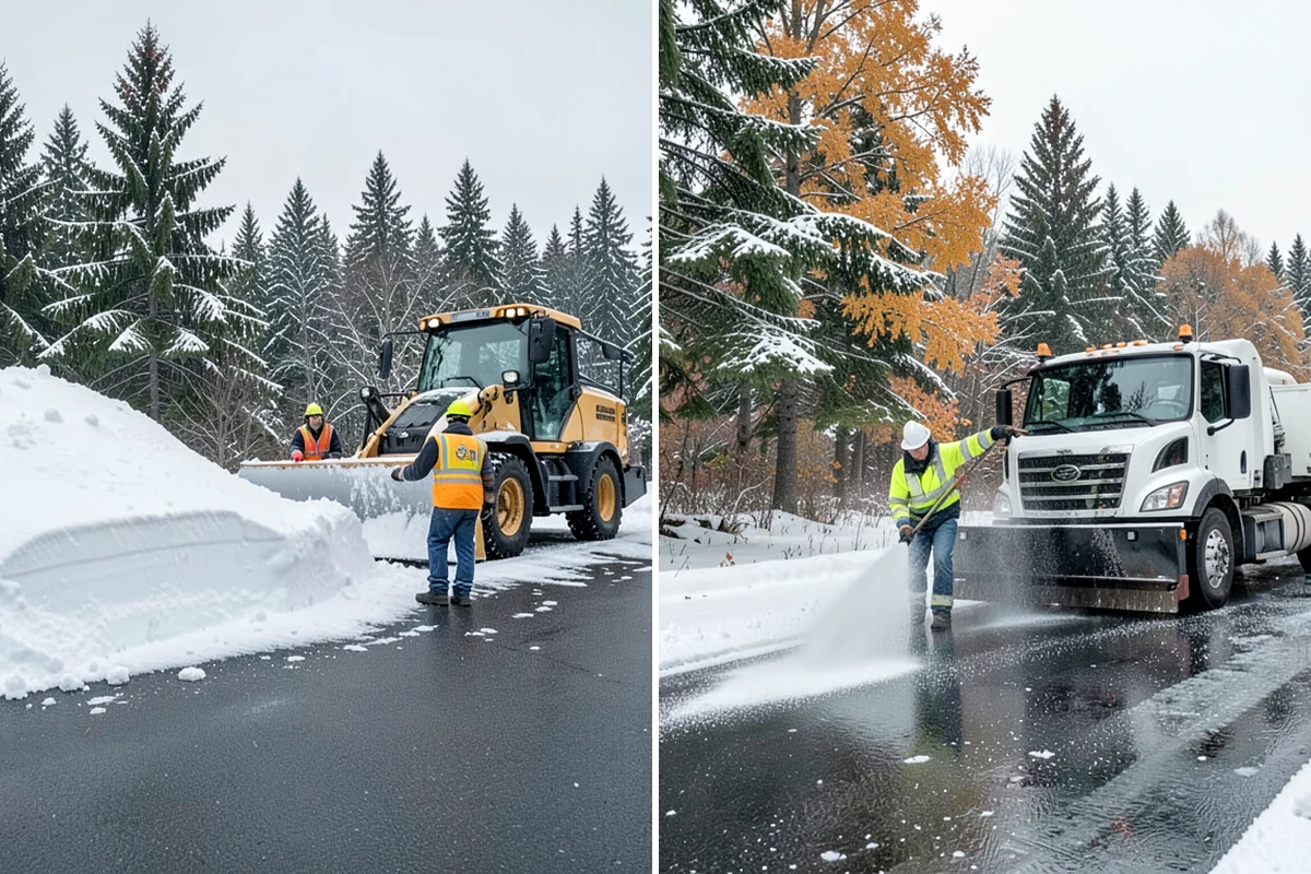 Metal Roof Snow Removal in Fircrest, Pierce County, WA - Identify slide paths and clear the zones beneath the roof